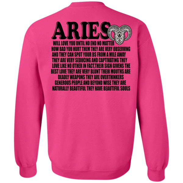 I Love Aries T Shirt, Aries Will Love You Sweatshirt