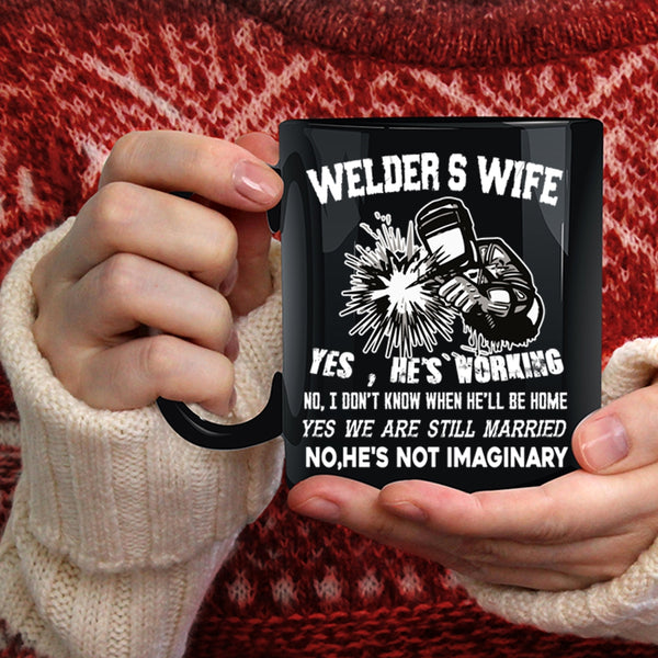 Welder's Wife Coffee Mug, I Love My Welder Coffee Cup