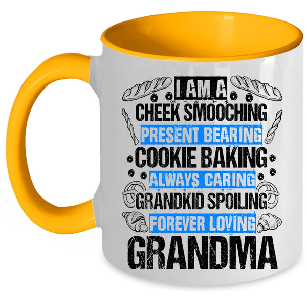 I Am A Grandma Coffee Mug, I Am A Cookie Baking Forever Loving Accent Mug