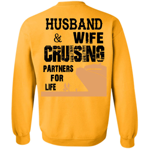 Being A Husband T Shirt, Husband And Wife Cruising Partners For Life Sweatshirt