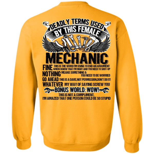 I Love Mechanic T Shirt, This Female Mechanic Sweatshirt