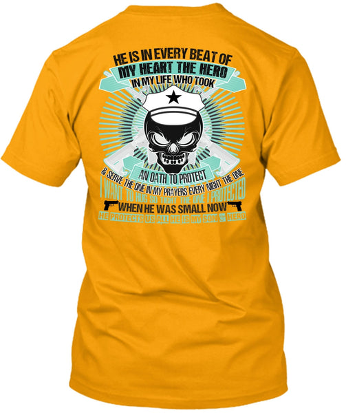 He Is My Son T Shirt, I Love Police T Shirt