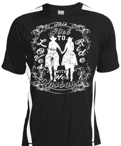 A black t-shirt with the shopify logo