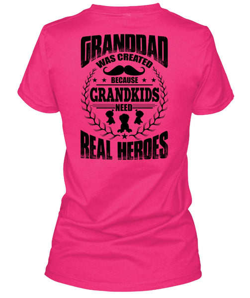 Granddad Was Created T Shirt, I Love Baby T Shirt