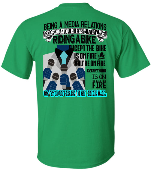 Being A Media Relations Coordinator Is Easy T Shirt, Being A Coordinator T Shirt