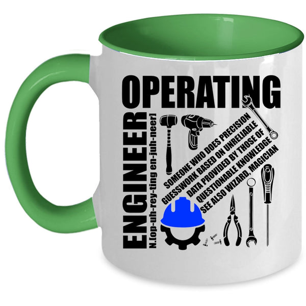 Cool Operating Engineer Coffee Mug, Operating Engineer Accent Mug