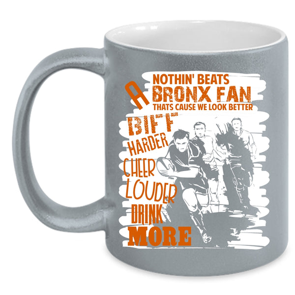 Biff Harder Cheer Louder Drink More Coffee Mug, Sport Coffee Cup