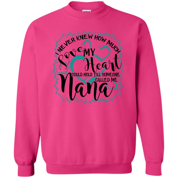 Gift For Nana T Shirt, How Much Love My Heart Sweatshirt