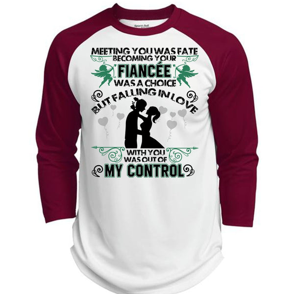 Becoming Your Fiancee Was A Choice T Shirt, I Love Wife T Shirt, Awesome T-Shirts  (Polyester Game Baseball Jersey)