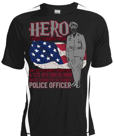 A black t-shirt with the shopify logo