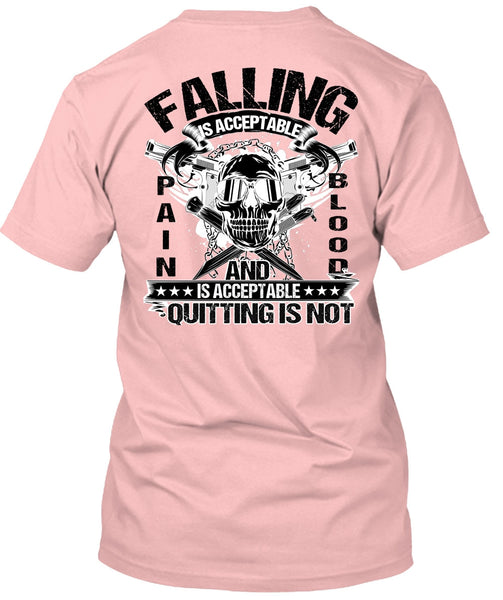 Falling Is Acceptable T Shirt, I Love Veteran T Shirt