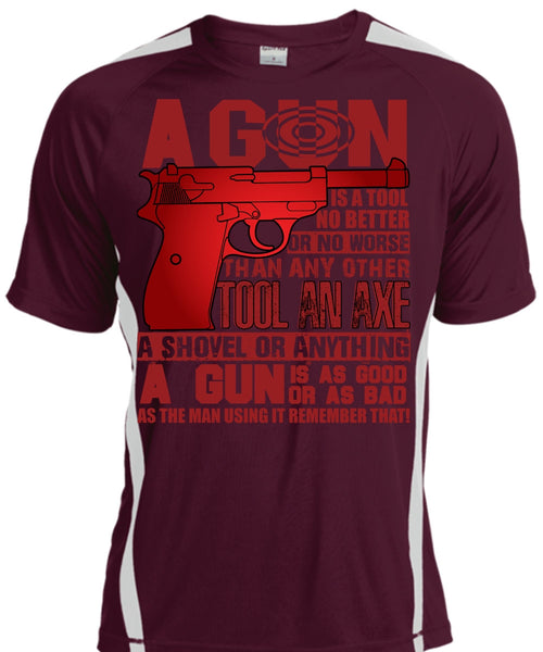 A Gun Is A Tool T Shirt, Being A Veteran T Shirt, Cool Shirt