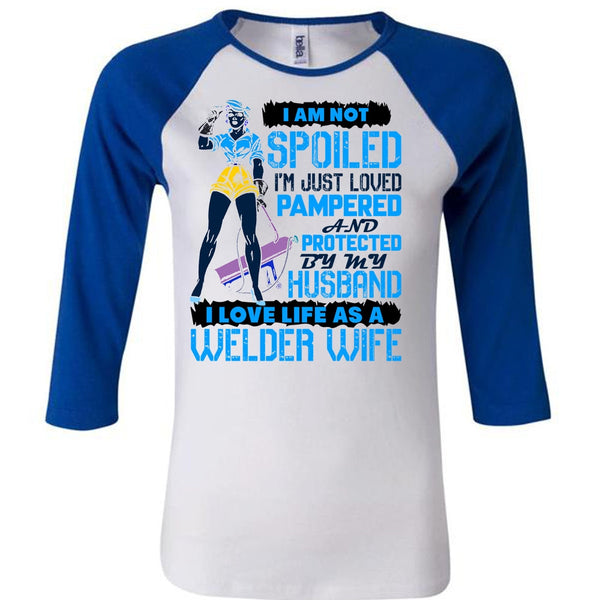 I Love Life As A Welder Wife T Shirt, I Love Welder T Shirt, Awesome T-Shirts