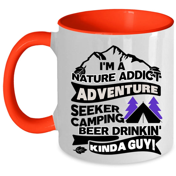 I Love Camping Coffee Mug, I'm A Kinda Guy Accent Mug