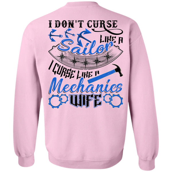 I Love Wife T Shirt, I Don't Curse Like A Sailor Sweatshirt