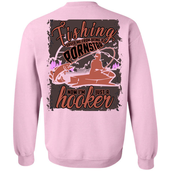 Being A Fisherman T Shirt, Fishing Saved Me Sweatshirt