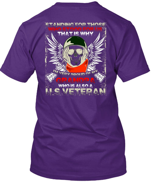 Grandpa Who Is Also US Veteran T Shirt, Being A Veteran T Shirt