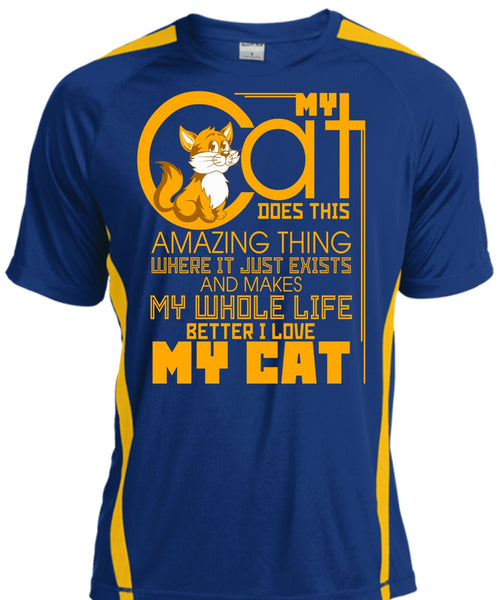 My Cat Does This Amazing Thing T Shirt, I Love Cat T Shirt, Cool Shirt