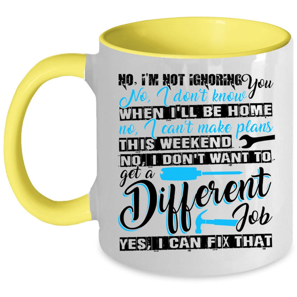 Cute Electrician Coffee Mug, Funny Electrician Accent Mug