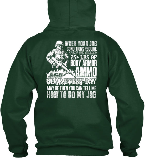 Body Armor Ammo T Shirt, Being A Veteran T Shirt