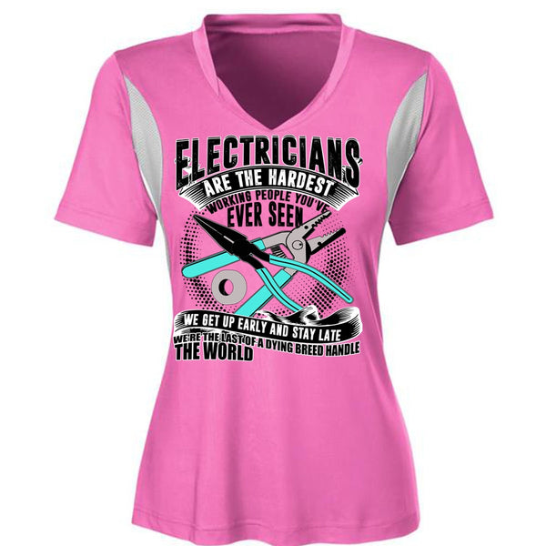 Electricians Are The Hardest Working T Shirt, I Love Electrician T Shirt, Awesome T-Shirts