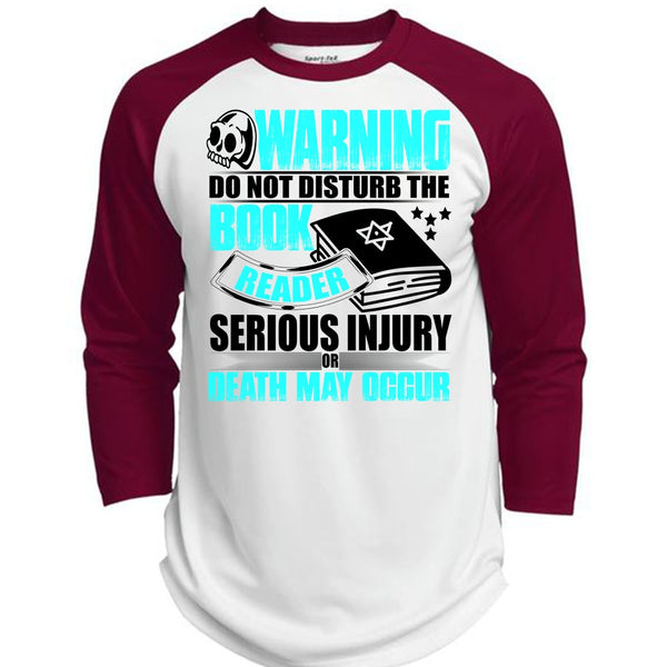 Book Reader Serious Injury T Shirt, I Love Book T Shirt, Awesome T-Shirts  (Polyester Game Baseball Jersey)