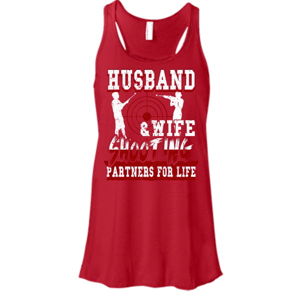 Husband & Wife T Shirt, Shooting Partners For Life T Shirt, Cool T Shirt