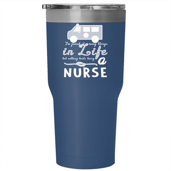 I Love Being A Nurse Tumbler 30 oz Stainless Steel, Funny Gift For Nurse Travel Mug