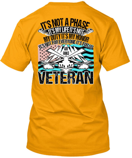 Air Force Veteran T Shirt, I Love Veteran T Shirt