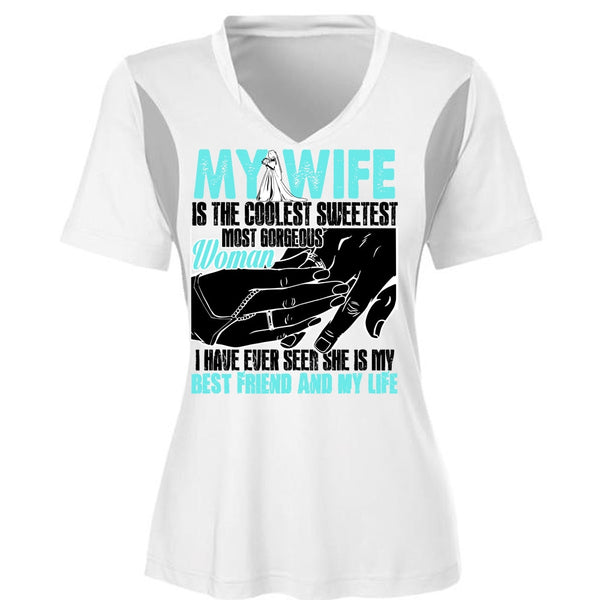 My Wife Is The Coolest T Shirt, I Love My Wife T Shirt, Awesome T-Shirts