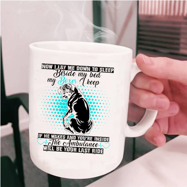 Funny Gift For Boxer Lover Coffee Mug, My Boxer Cup