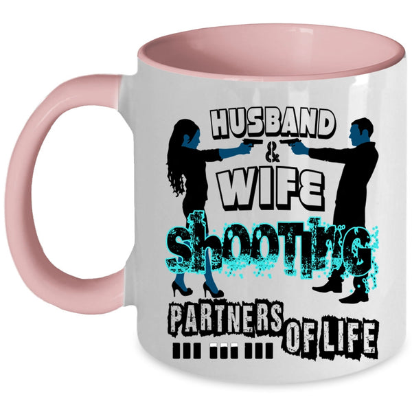 Shooting Partners Of Life Coffee Mug, Husband And Wife Accent Mug