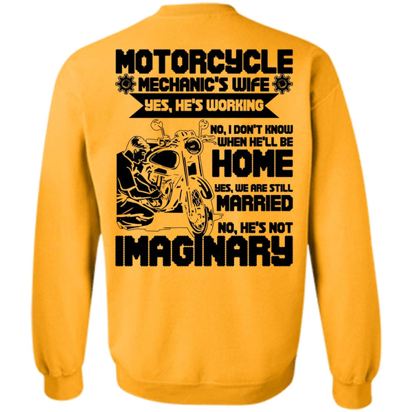I Love Mechanic T Shirt, Motorcycle Mechanic's Wife Sweatshirt