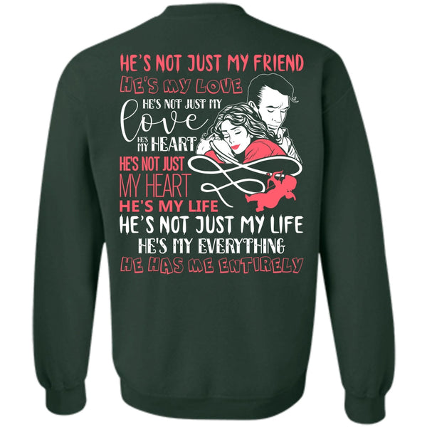 He's My Love T Shirt, I Love Wife Sweatshirt