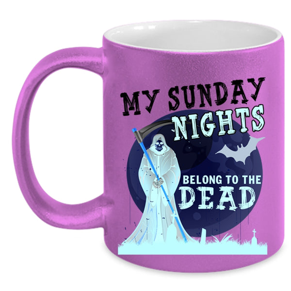 Funny Saying Coffee Mug, My Sunday Nights Accent Mug