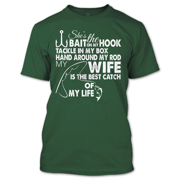 A black t-shirt with the shopify logo