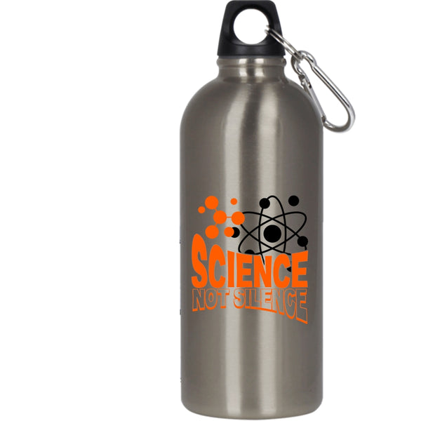 Science Not Silence 20 oz Stainless Steel Bottle,Awesome Scientist Outdoor Sports Water Bottle