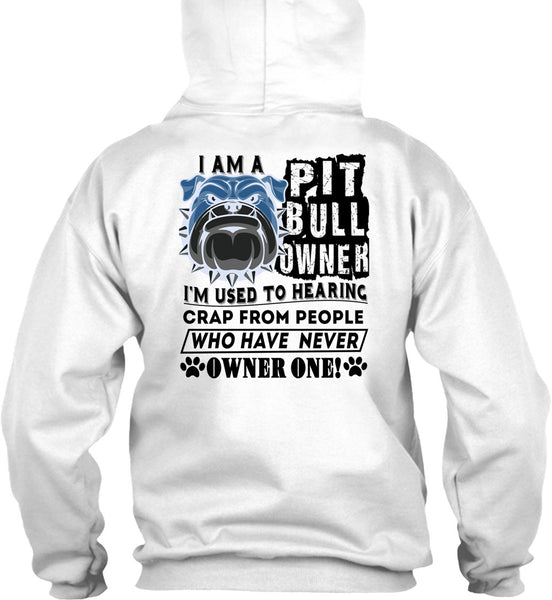 I Am A Pit Bull Owner T Shirt, I Love Dogs T Shirt