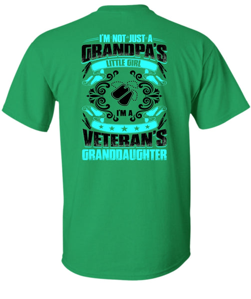 Grandpa's Little Girl T Shirt, I Love Veteran T Shirt