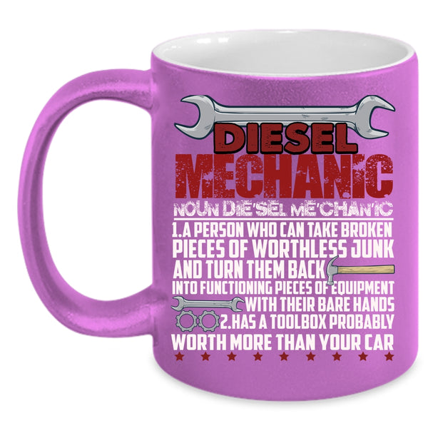 Diesel Mechanic Coffee Mug, Funny Diesel Mechanic Coffee Cup