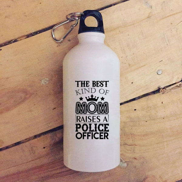 The Best Kind Of Mom Raises A Police Officer 20 oz Stainless Steel Bottle,Cool Mom Outdoor Sports Water Bottle
