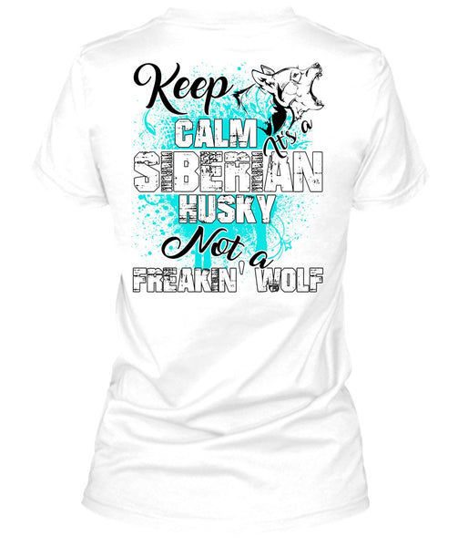 Keep Calm Siberian Husky T Shirt, I Love Dog T Shirt