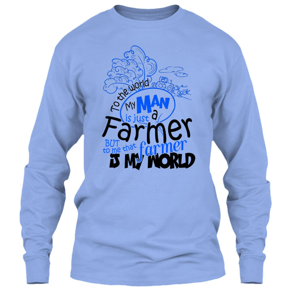 My Man Just A Farmer T Shirt, Coolest Farmer T Shirt