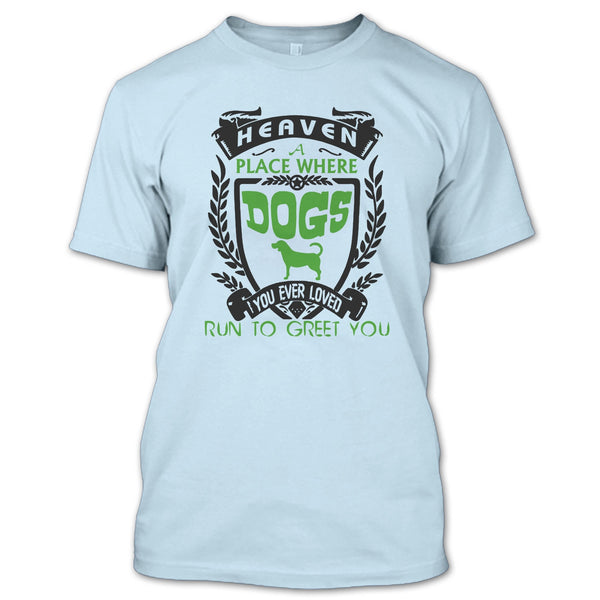 A black t-shirt with the shopify logo