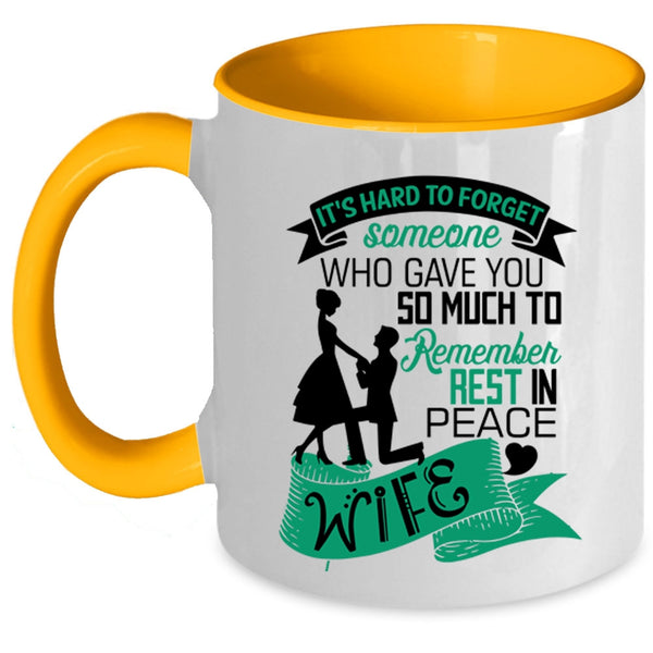 I Love My Wife Coffee Mug, Husband And Wife Accent Mug