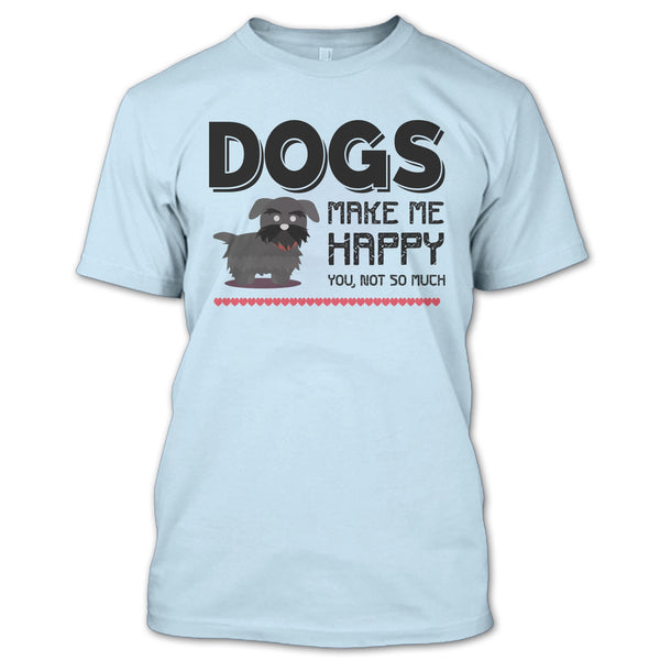 A black t-shirt with the shopify logo