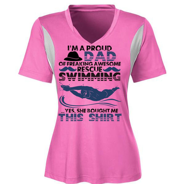 I'm A Proud Dad T Shirt, Rescue Swimming T Shirt, Awesome T-Shirts