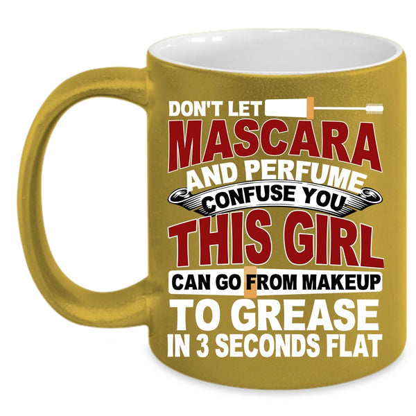 Mascara And Perfume  Coffee Mug, Funny Gift For Wife Coffee Cup