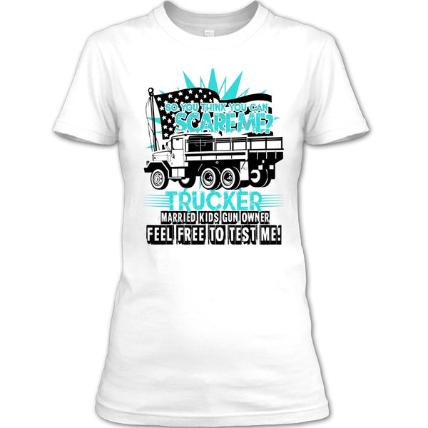 Trucker Married T Shirt, Coolest Trucker Ever T Shirt