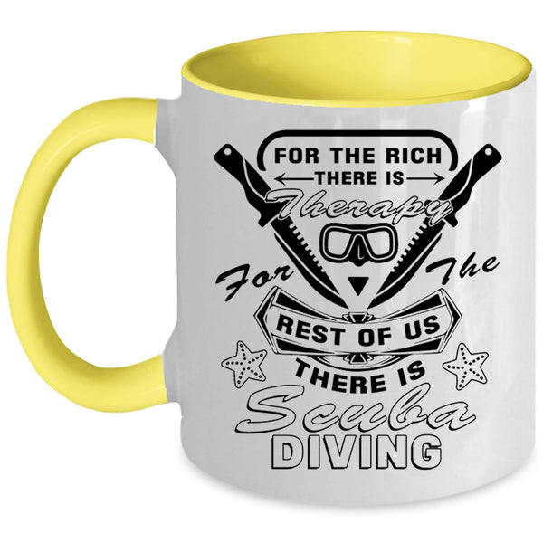 Outdoor Coffee Mug, There Is Scuba Diving Accent Mug
